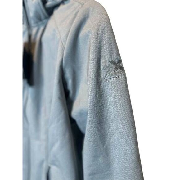 ZeroXposur Winter Coat Womens Grey Jacket Hooded Size Small Softshell Supreme - Picture 3 of 11